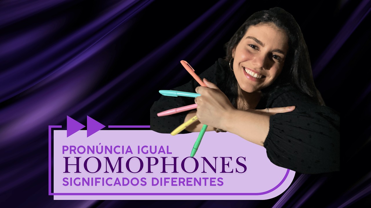 Palavras com pronúncia igual, mas com significados diferentes – Homophones | Inglês para iniciantes
