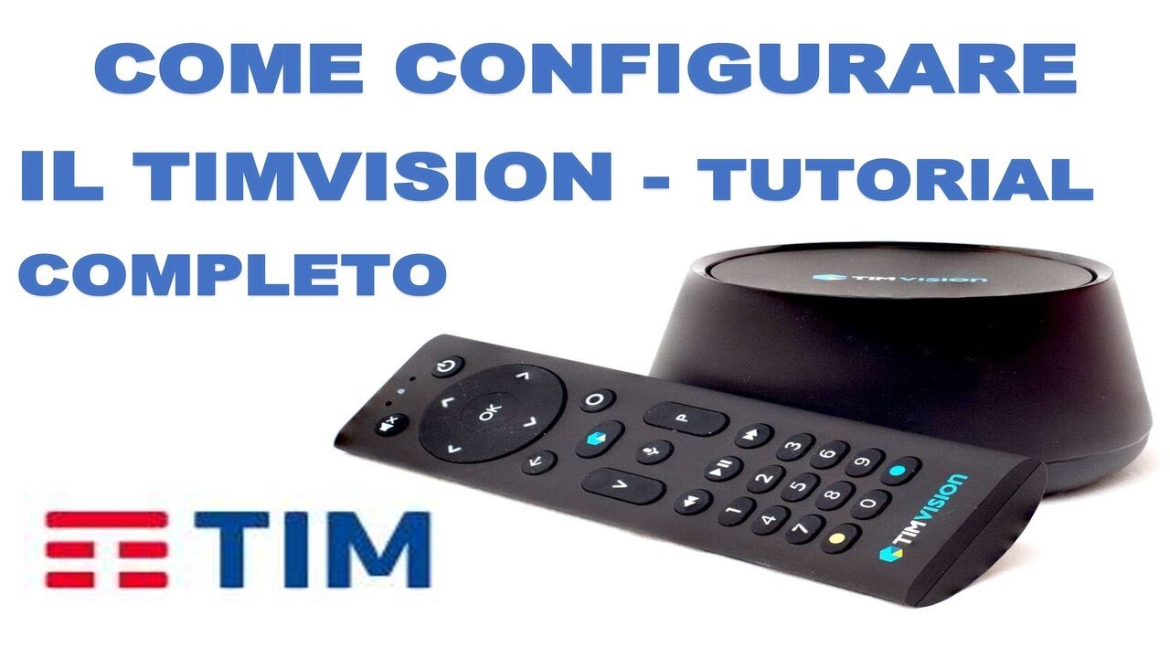 Come installare il Decoder TIMVISION box  - TIM