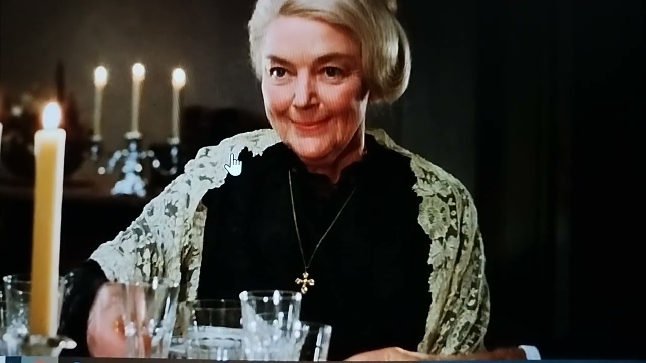 Le début du repas avec la communauté luthérienne dans le FESTIN DE BABETTE (1)