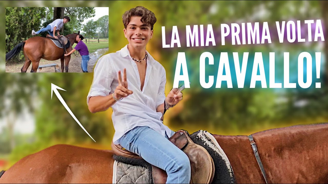 La mia PRIMA volta a CAVALLO durante un temporale!! | Luciano Spinelli