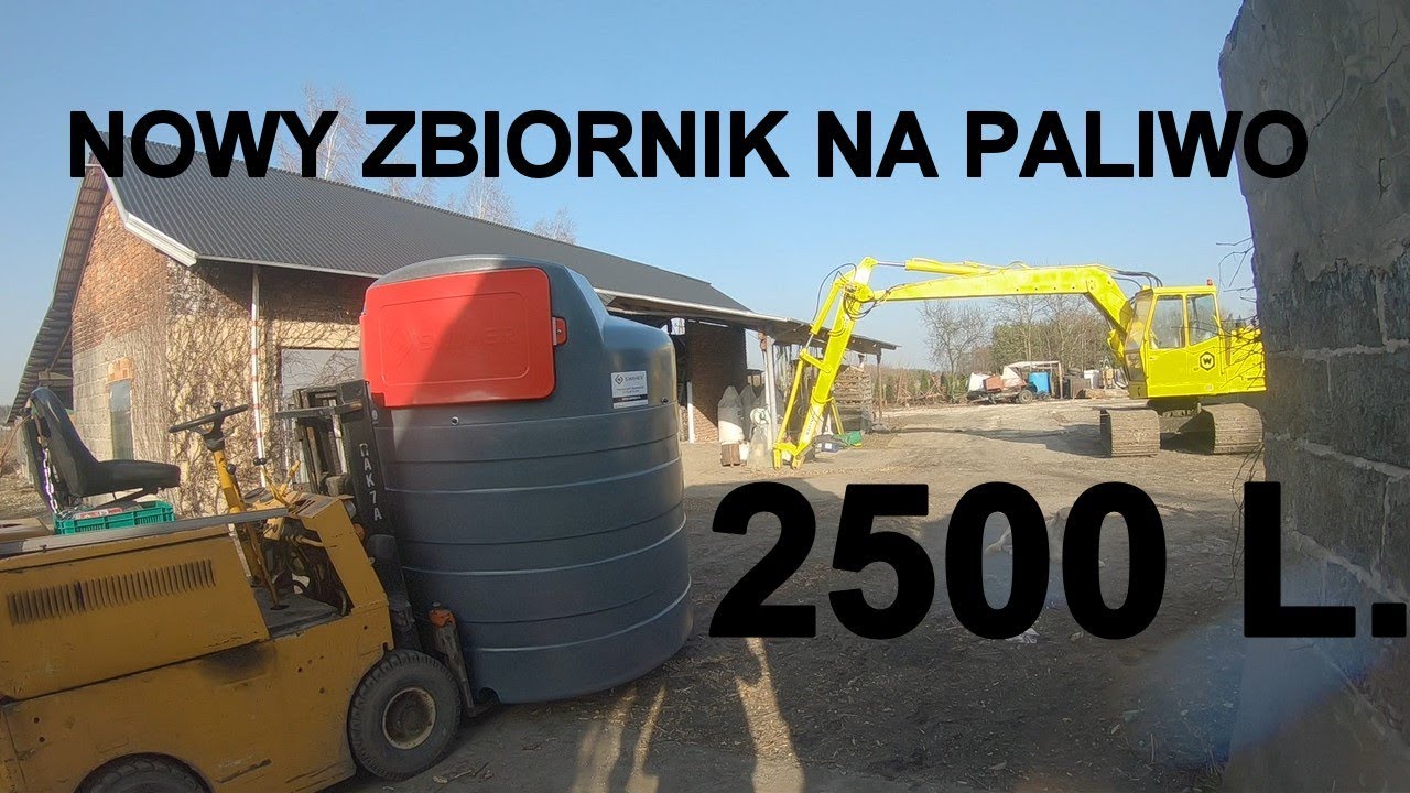 Nowy zbiornik na paliwo/olej napędowy 2500l. S2E20