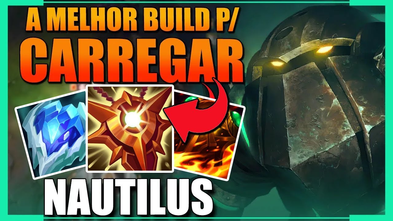 ESSE NAUTILUS SUP CARREGA QUALQUER TIME!! COMO JOGAR DE NAUTILUS GAMEPLAY League of Legends br