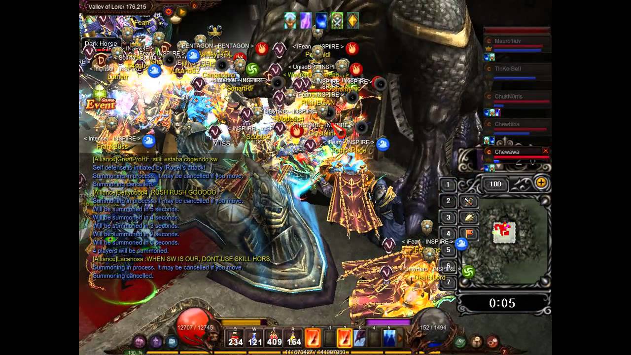 WeAreHot Alliance Castle Siege. March 30, 2014. (Mu Online)