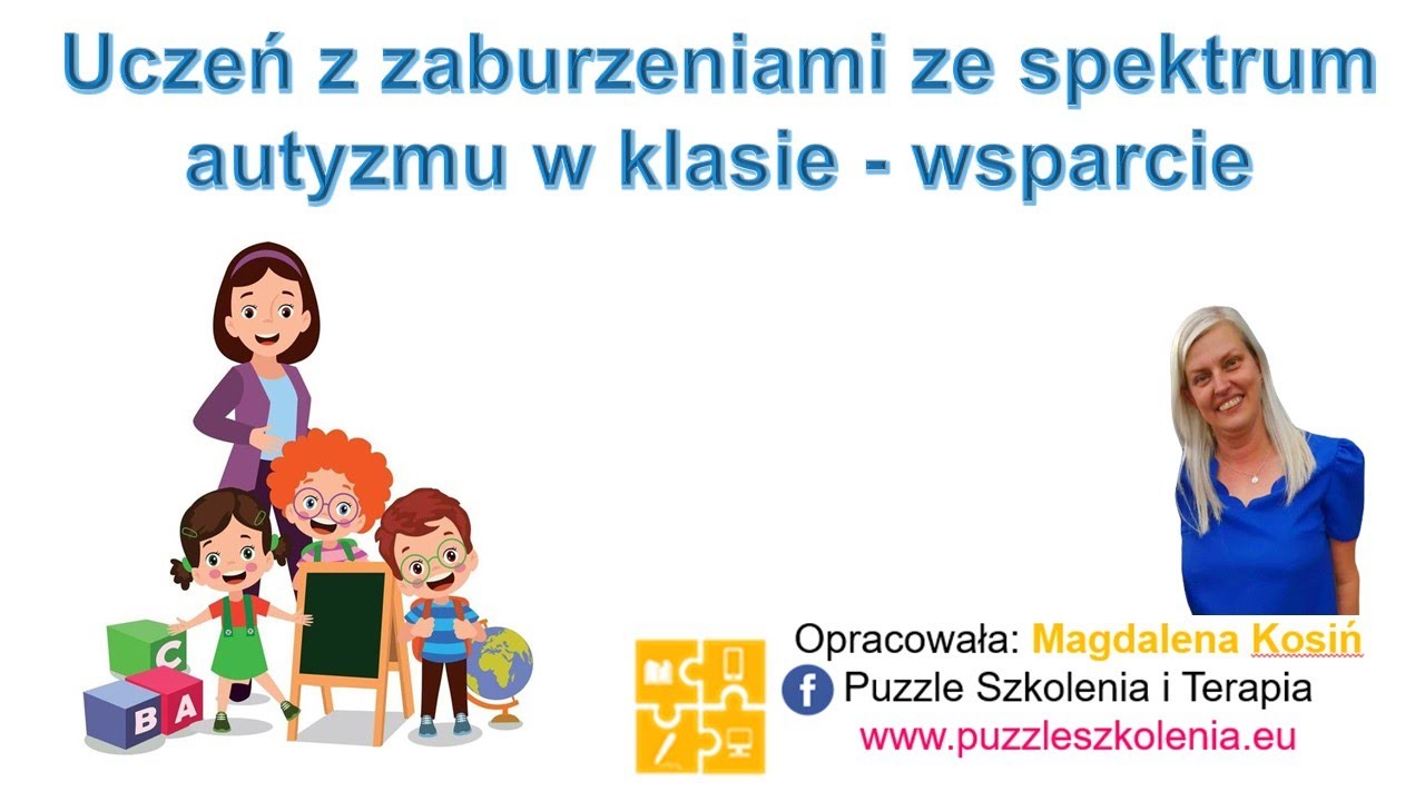 Uczeń w spektrum autyzmu w klasie - wsparcie