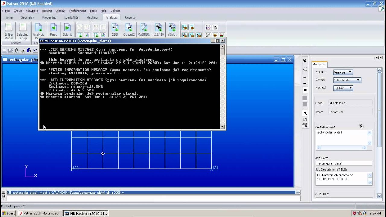 NAS120 Normal Modes and Buckling Analysis - Workshop 14