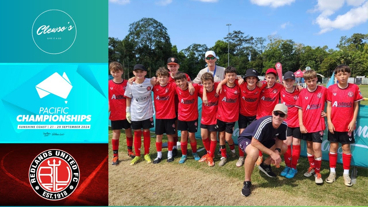 Long Weekender at Sunshine Coast for Pacific Championships Tournament with Redland Utd U12 Reds