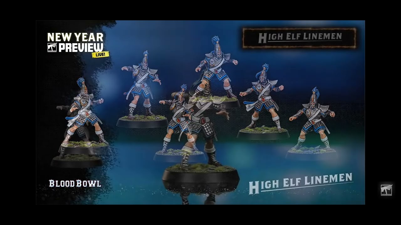 Warhammer preview 2026 - high elves blood bowl