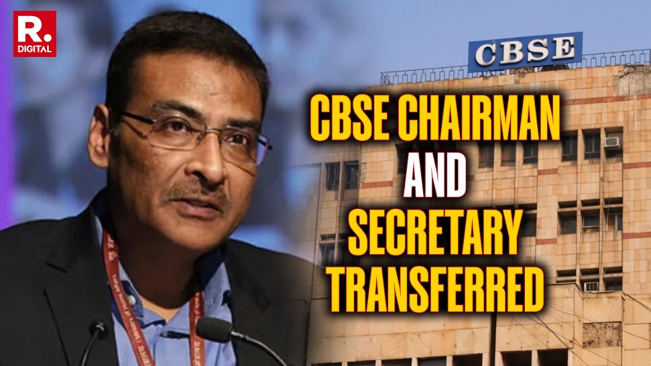 BREAKING: CBSE Chairman And Secretary Shunted After OSM Fiasco | Big Govt Action On Board