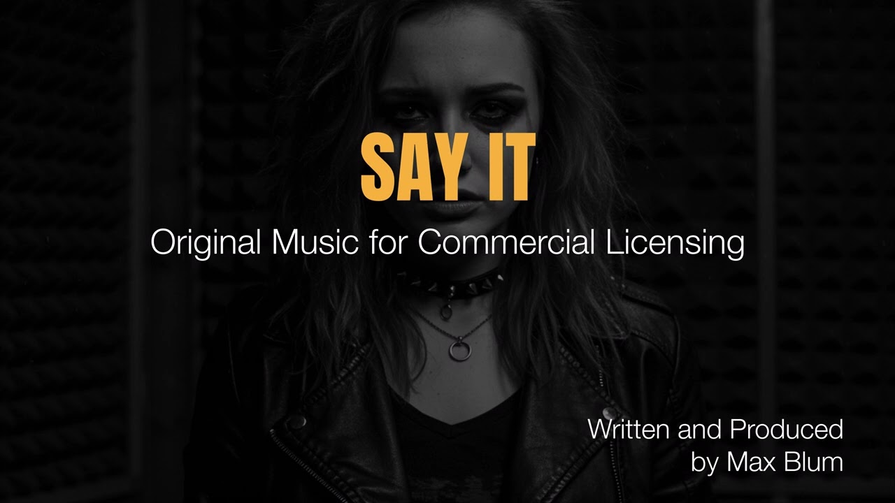 Say it - Radio Ready Pop - Emotional - Female Vocal - Original Music