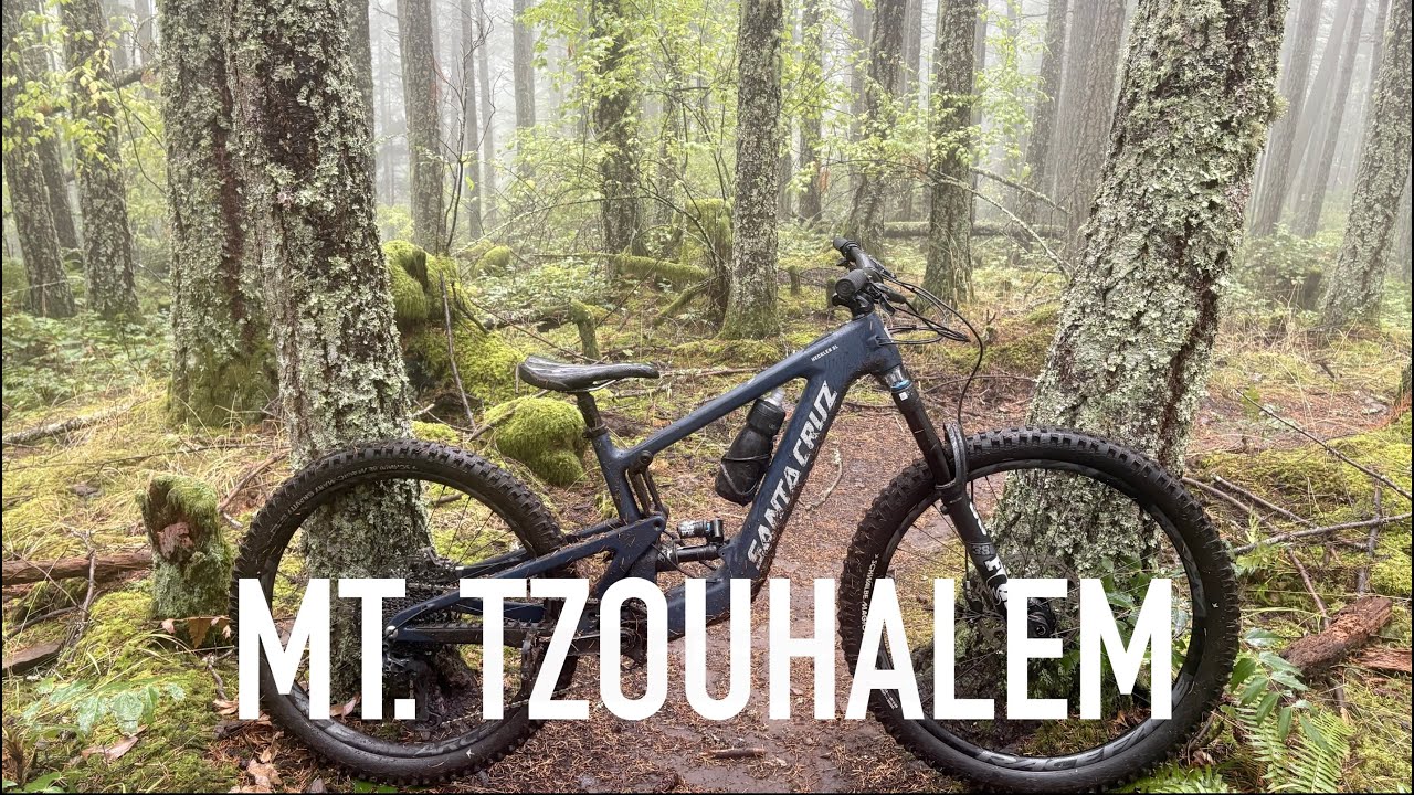 Now THIS was a PNW MTB Ride! Mt. Tzouhalem in the fog and rain.