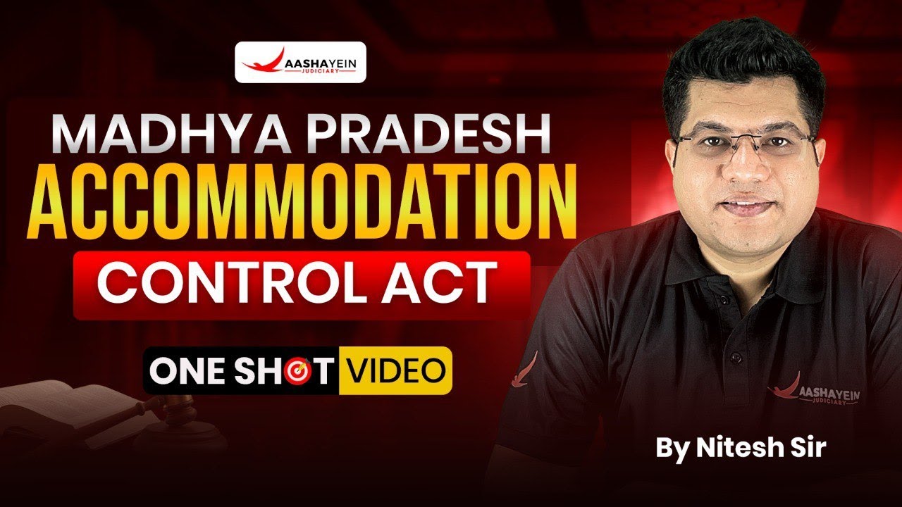 MP Accommodation Control Act | MP Local Law by Nitesh Sir ALEC for judiciary