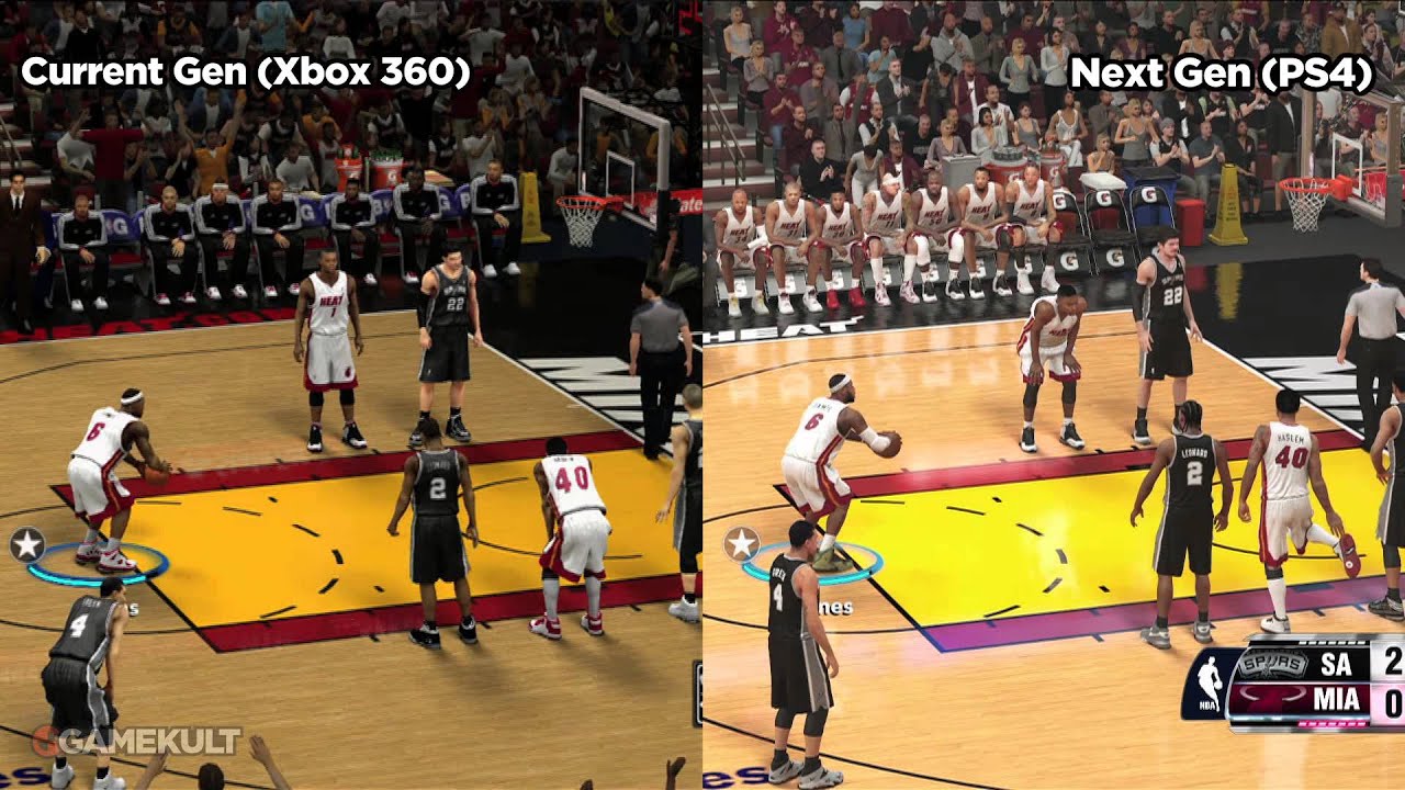 NBA 2K14 Xbox 360 vs PS4/Xbox One | Jeux vid&eacute;o par Gamekult