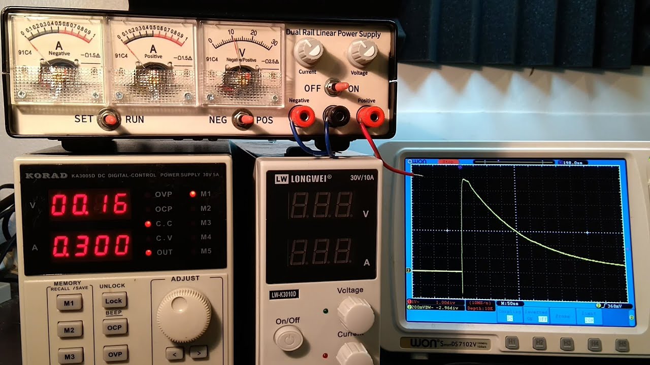 Bench Power Supply Testing, Homemade vs. Korad KA3005 vs. LongWei LW-K3010D