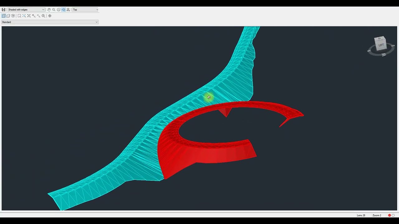 Civil 3D de Üçgen Modellerde Yüzey Kırpma