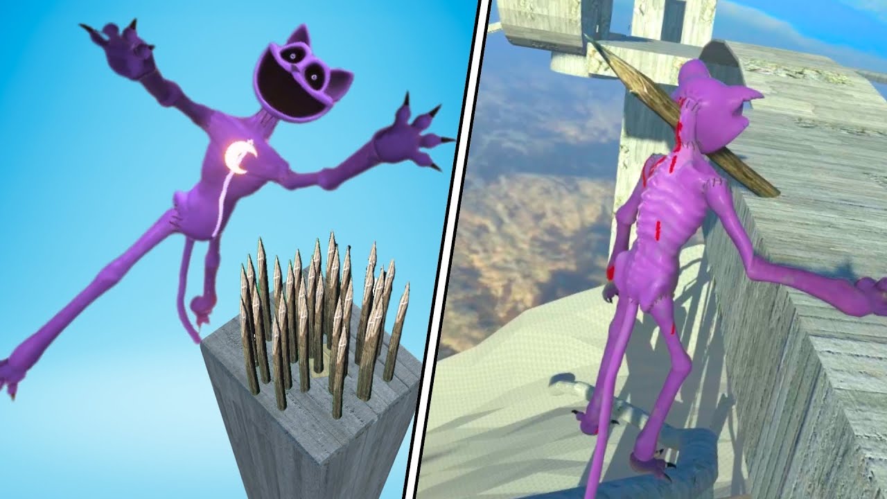Poppy Playtime Catnap NPC Ragdolls Physics Compilation #37 | Overgrowth