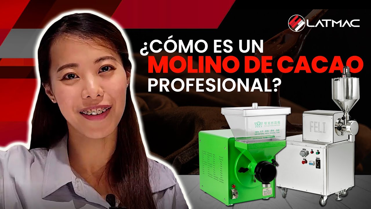 MOLINO DE CACAO PROFESIONAL VS MOLINO DE CHOCOLATE ARTESANAL | Conoce equipos procesamiento de cacao