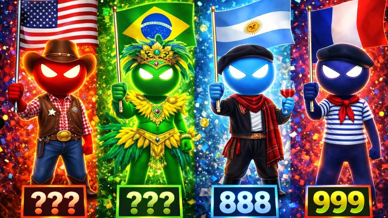 Stickman BEST MINIGAMES Tournament - Stickman Party 123 4 Player 2026