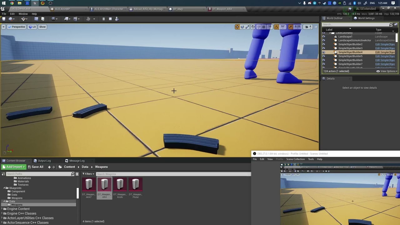 Unreal Engine ALS Extended Multiplayer Free Download Project - 5 Reloading Mag IK Improvements