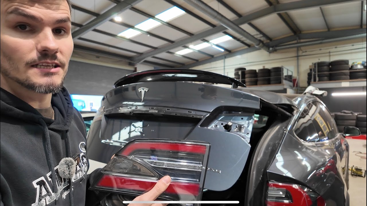 How to change the inner rear tail lights on a Tesla Model X! 