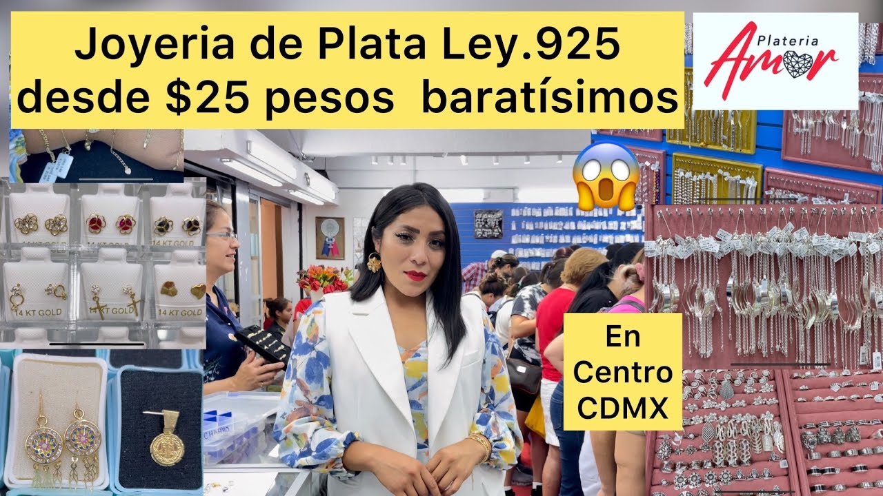 Joyería de plata desde $20 pesos 😱Tienda en el CDMX  Plata Ley. 925
