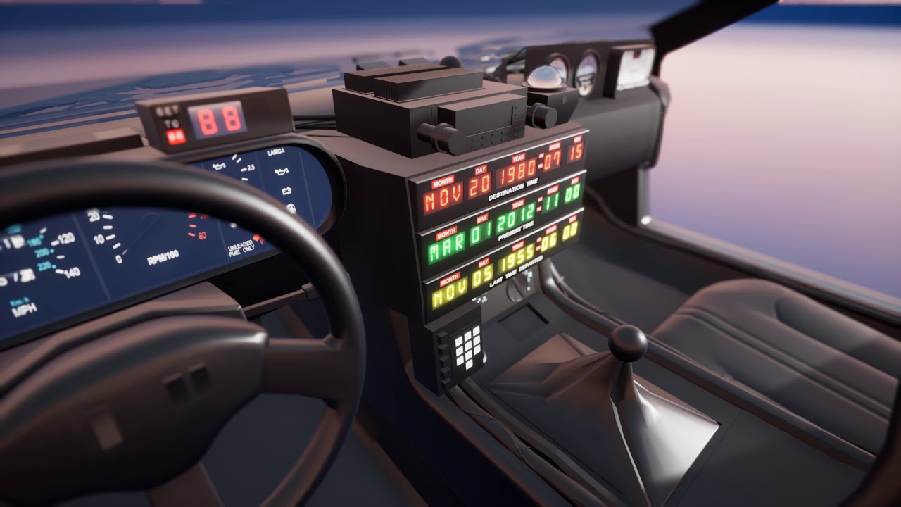 Delorean Cockpit