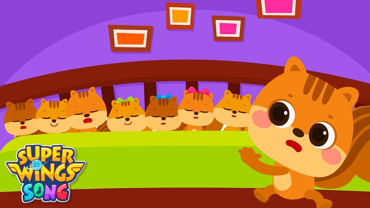 Ten in the bed | Детские стишки | Песни SuperWings для детей