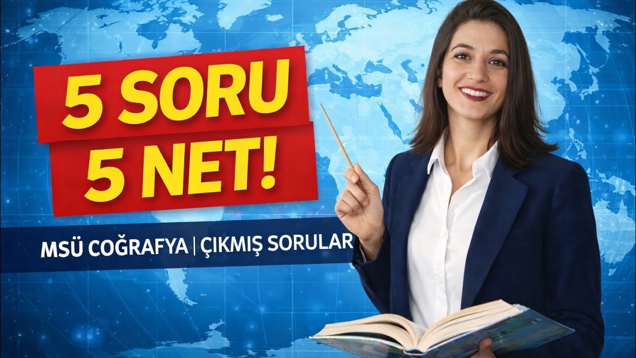 MSÜ 5 SORU 5 NET! Çıkmış Sorular (Topraklar)
