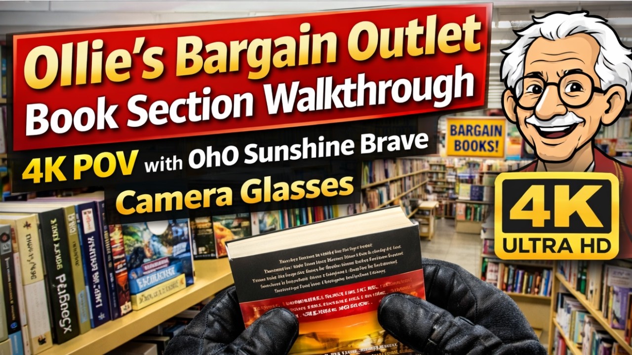 Ollie’s Book Section Walkthrough | 4K POV with OhO Sunshine Brave Camera Glasses