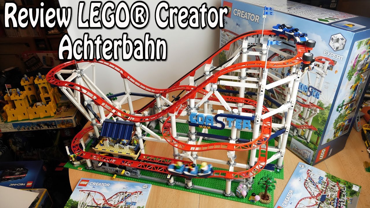 Große LEGO Achterbahn (Set 10261 Creator Expert: Roller Coaster) Test