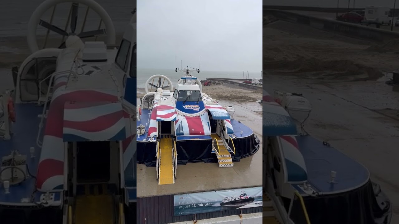 Day trip on a hovercraft #hovertravel #hovercraft #travel #travelvlog 