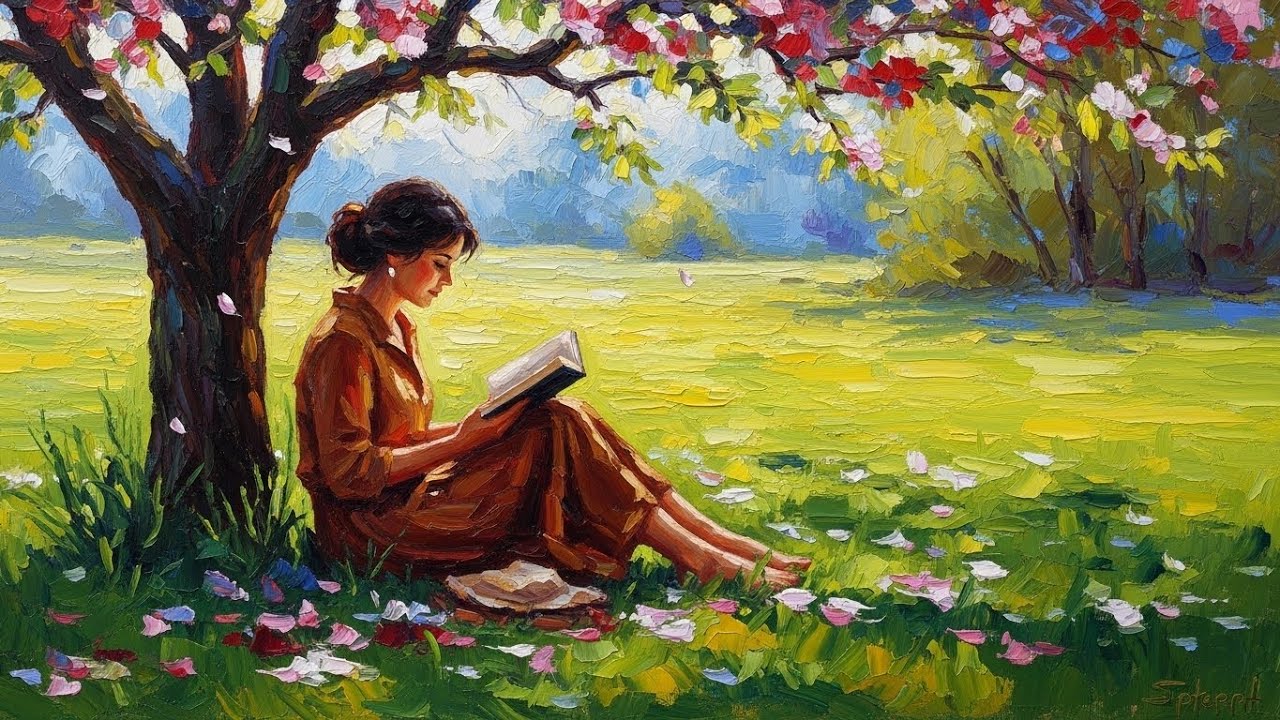 A Peaceful Rural Escape | Romantic Oil Painting Art