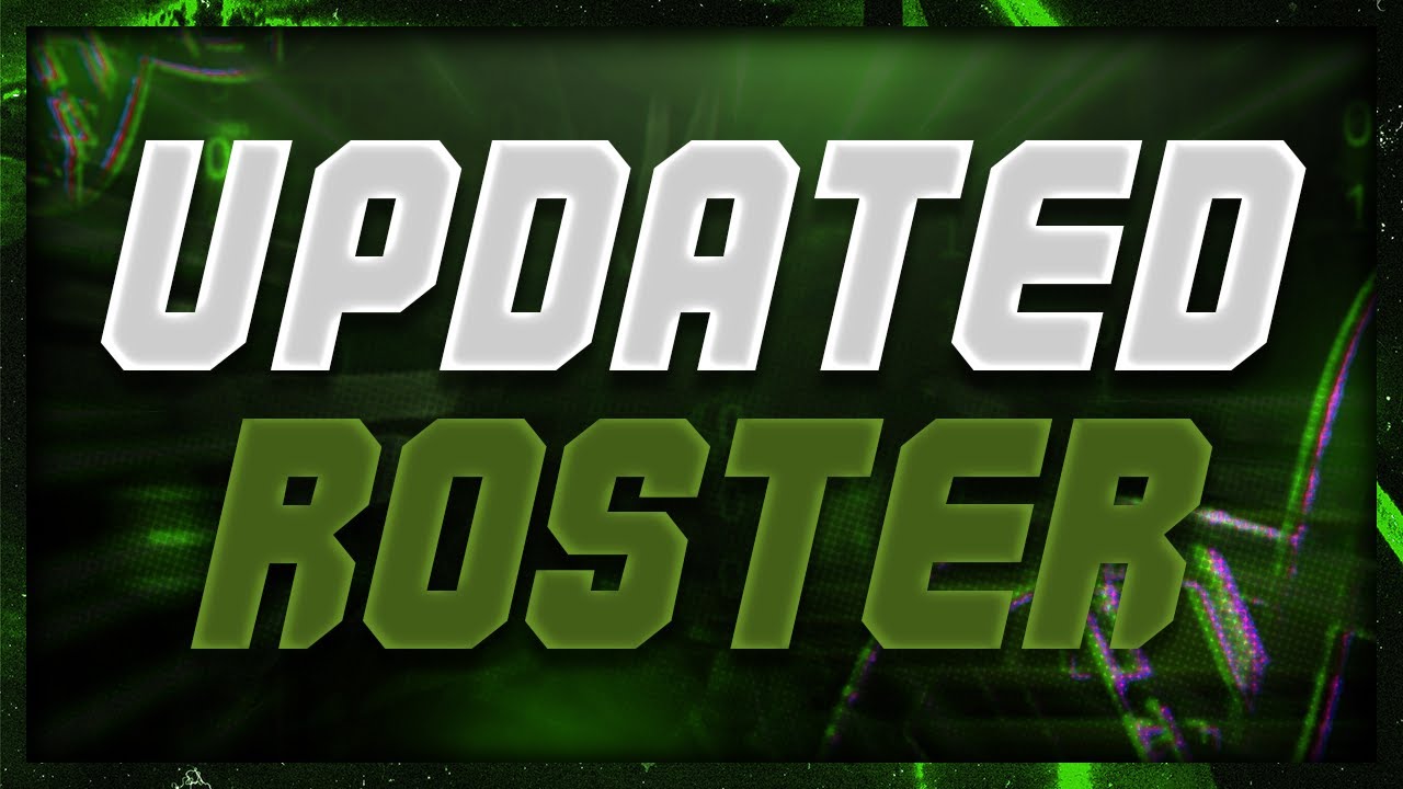New Updated Roster for Franchise in Madden 22!