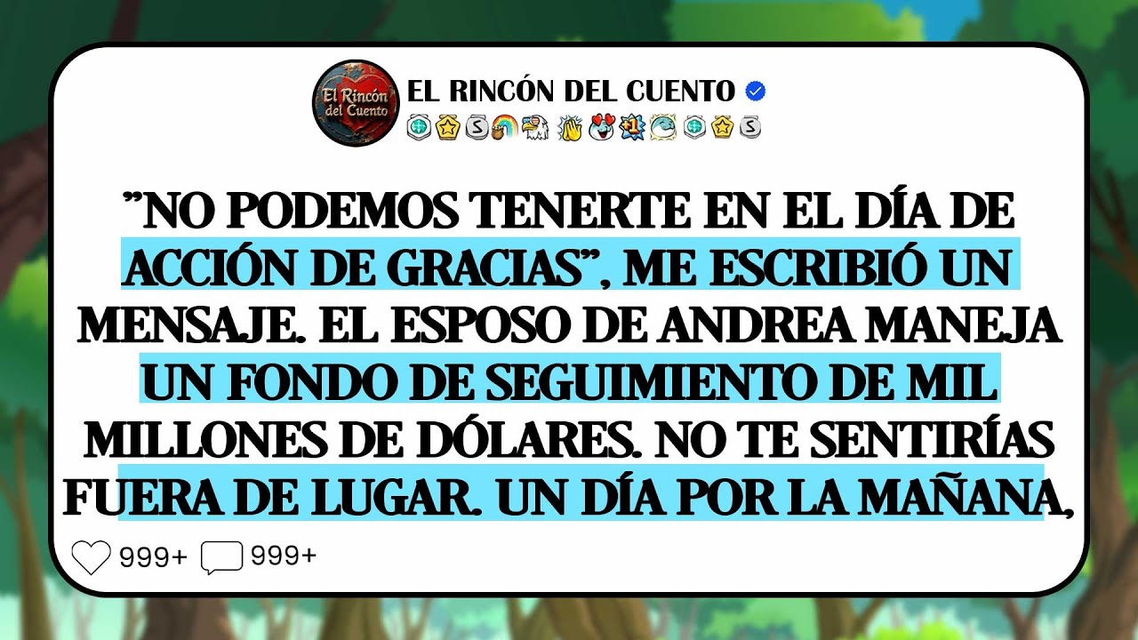 Mamá Me Escribió: “No Vengas A Acción De Gracias”. El Esposo De Mi Prima Maneja Mi Cartera De $95m.