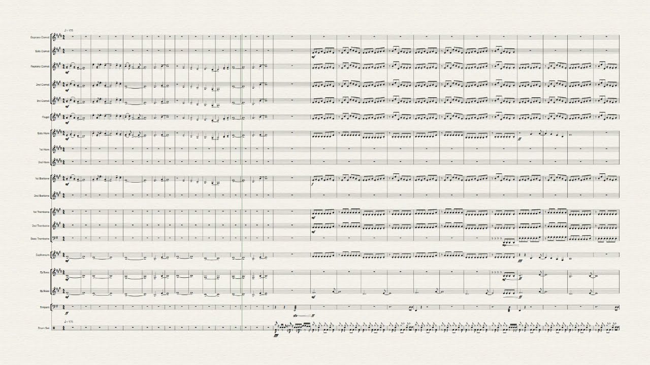 YOU SAY RUN (Yuki Hayashi) - Brass Band Arrangement