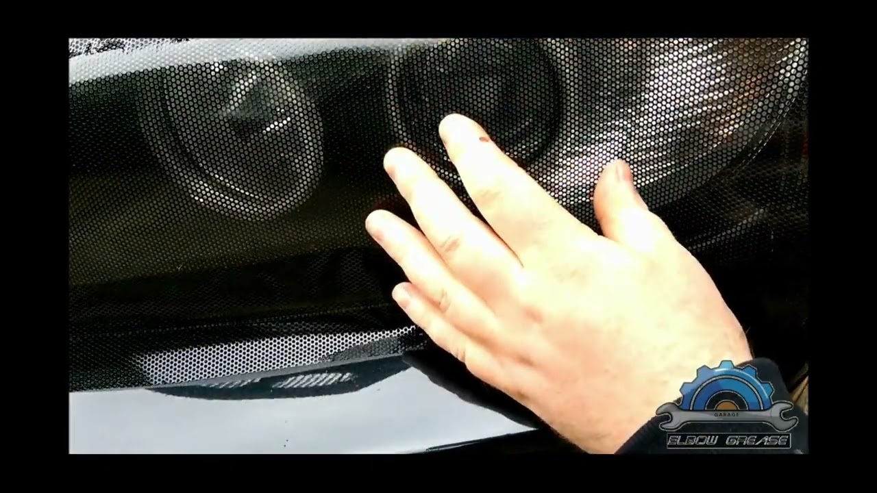 Fly eye headlights tint film BMW e46