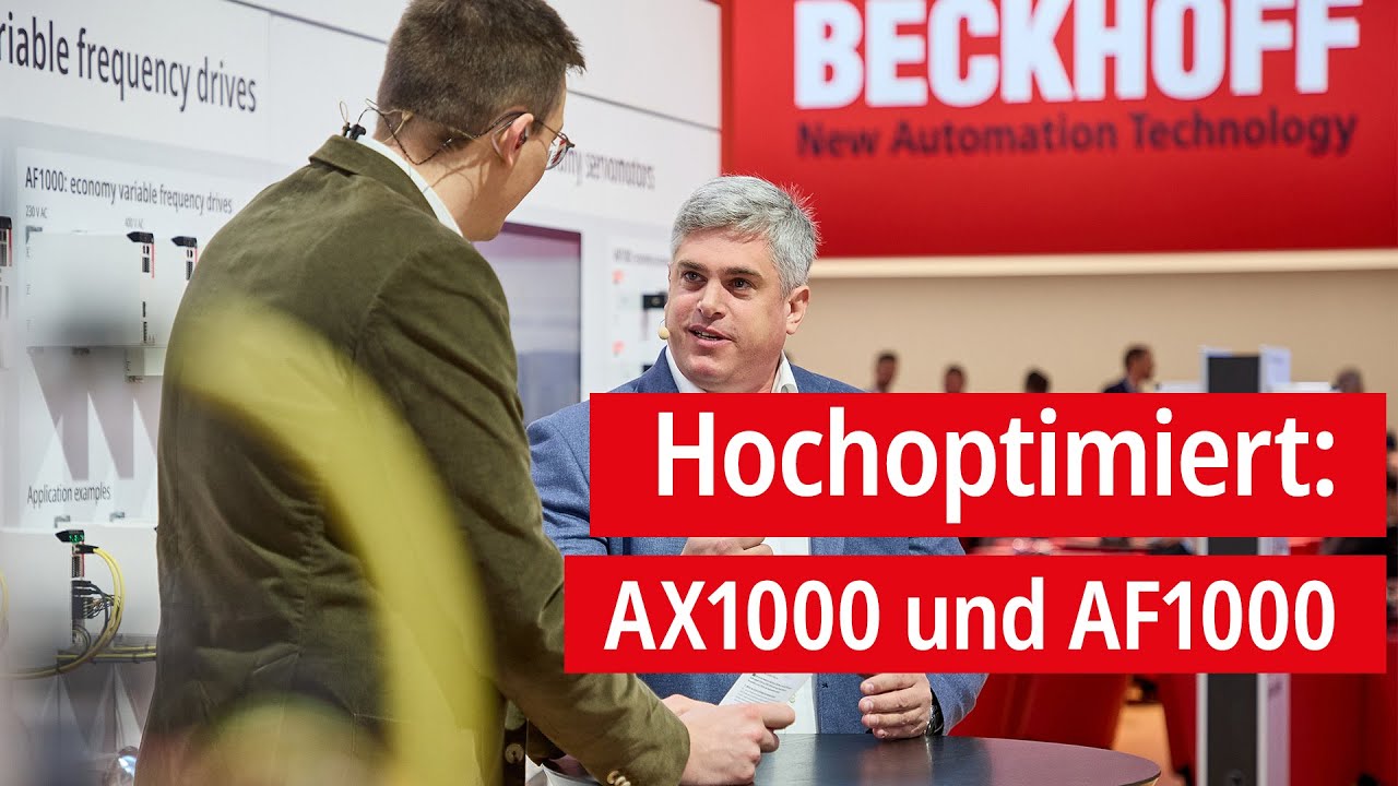 Hochoptimierte Servotechnik: AX1000 und AF1000