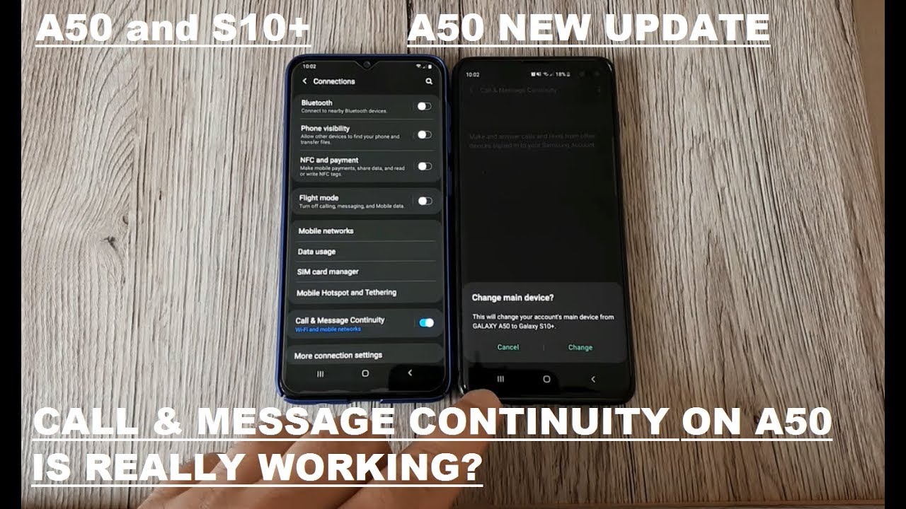 Galaxy A50 - Call And Message Continuity Feature ! May Update! IS REALLY WORKING?