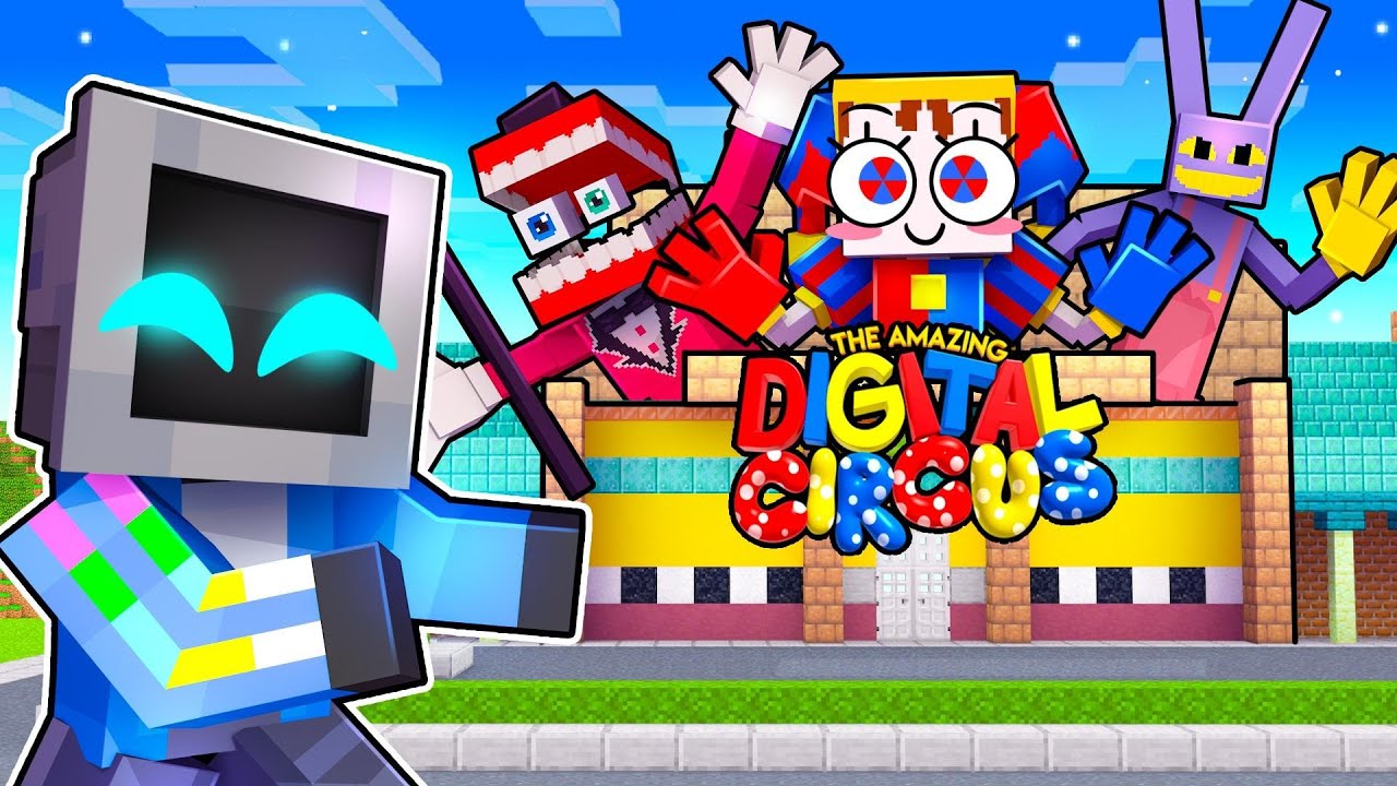 I Built an AMAZING DIGITAL CIRCUS Pizzeria in Minecraft!