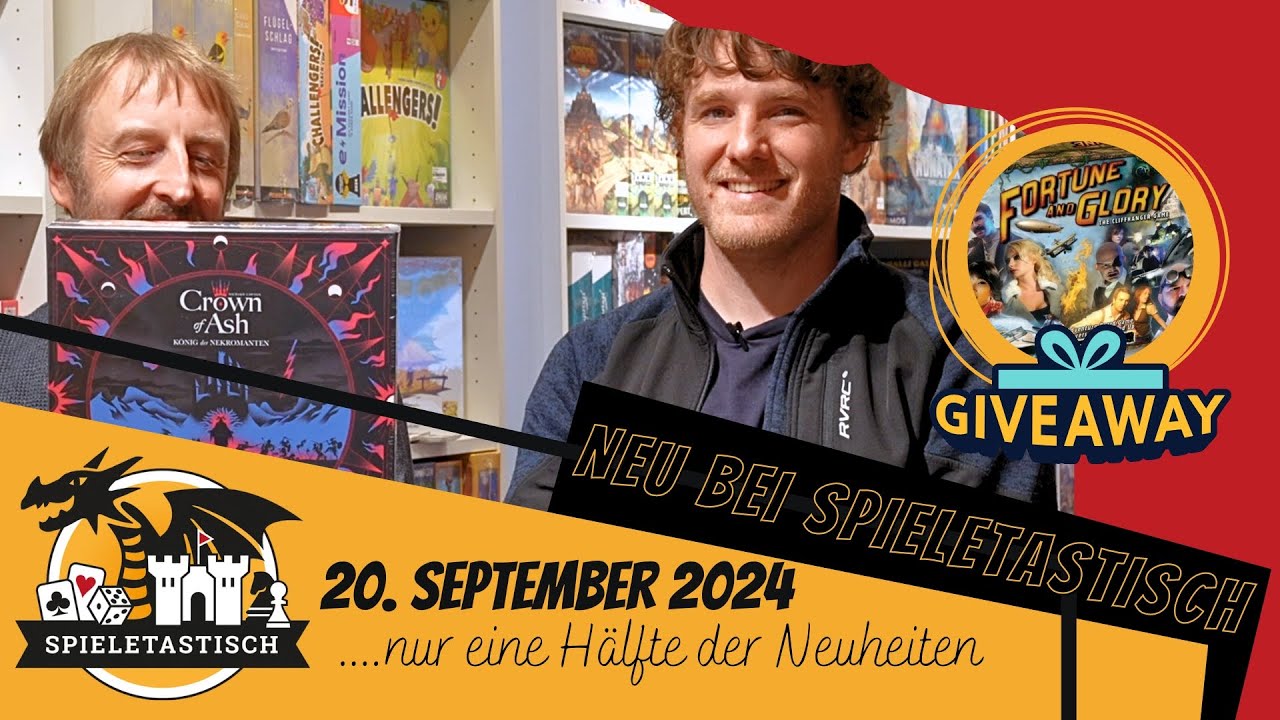 Neu bei spieletastisch.de - 20. September 2024