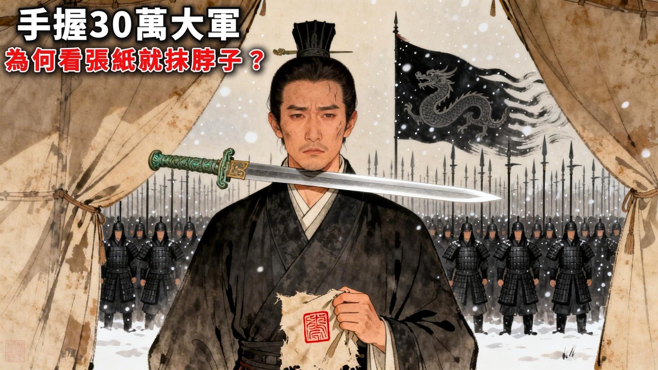 秦始皇長子扶蘇自殺之謎：手握三十萬大軍的帝國繼承人，為何憑一張偽造字條就痛快赴死？ | 睡前歷史故事