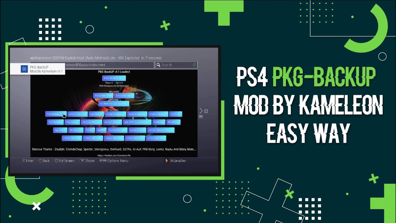 How To Backup PS4 Games, Apps (PKG) With PKG Backup By Kameleon