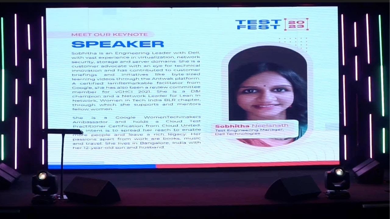 Test Festival 2023 Keynote Speech by Sobhitha Neelanath