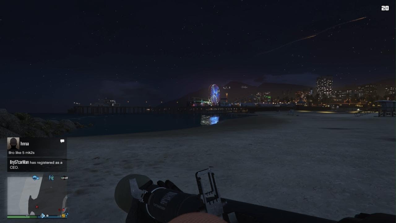 GTA ONLINE - 1vs1 at beach 129 V 102