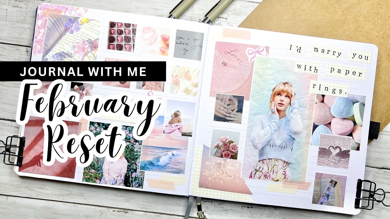 FEBRUARY RESET || reading journal setup, monthly favorites & journal with me