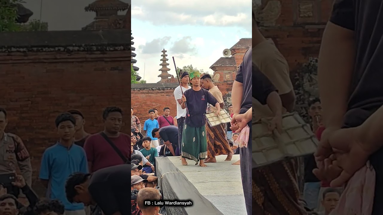 INDRA SASAK HADIR BERSAMA PAGUYUBAN GUNUNG PUJUT #indrasasak #peresean #vudioviral