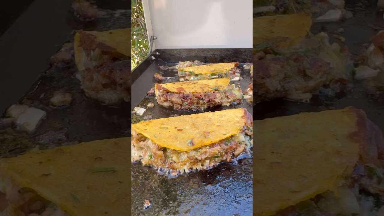 Pulled pork crispy tacos with my 