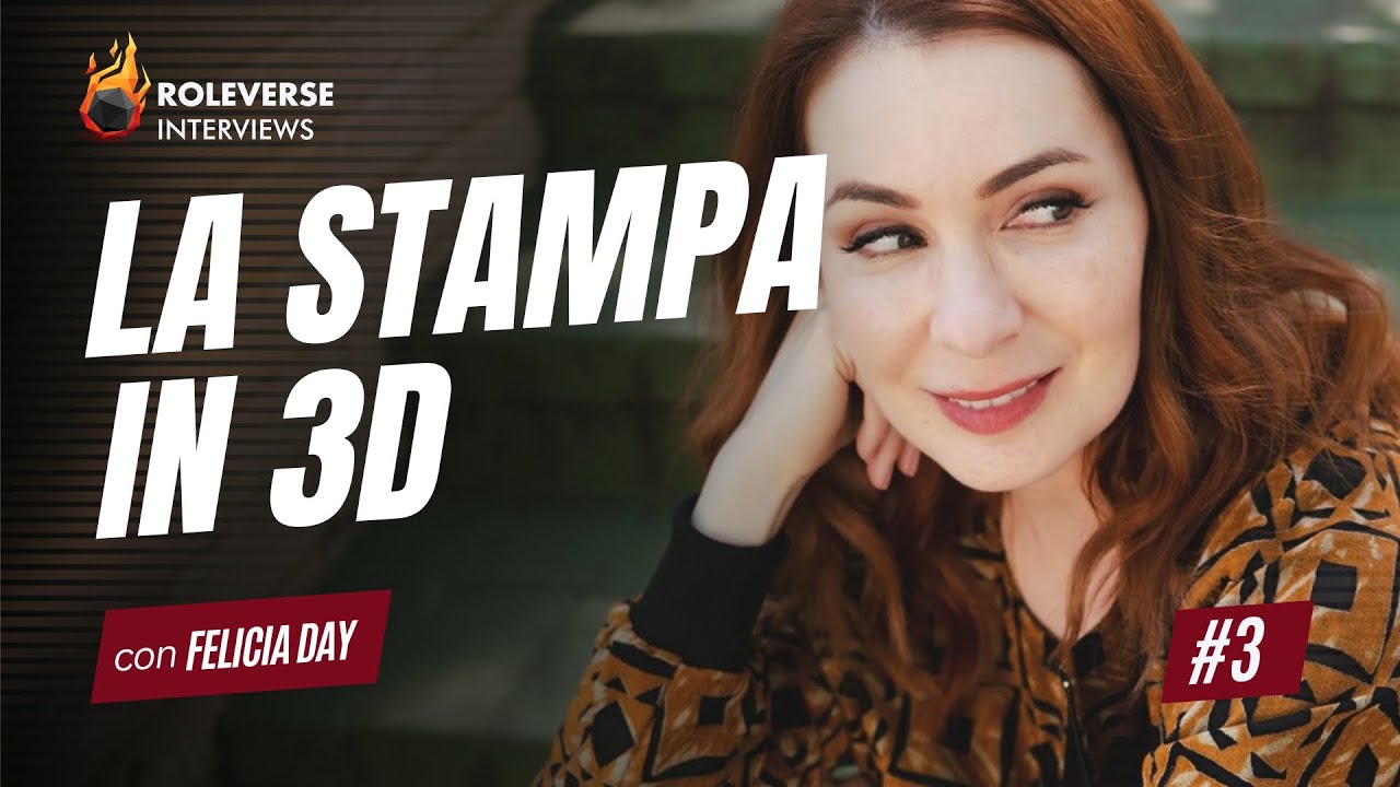 Intervista a Felicia Day sulla stampa 3D