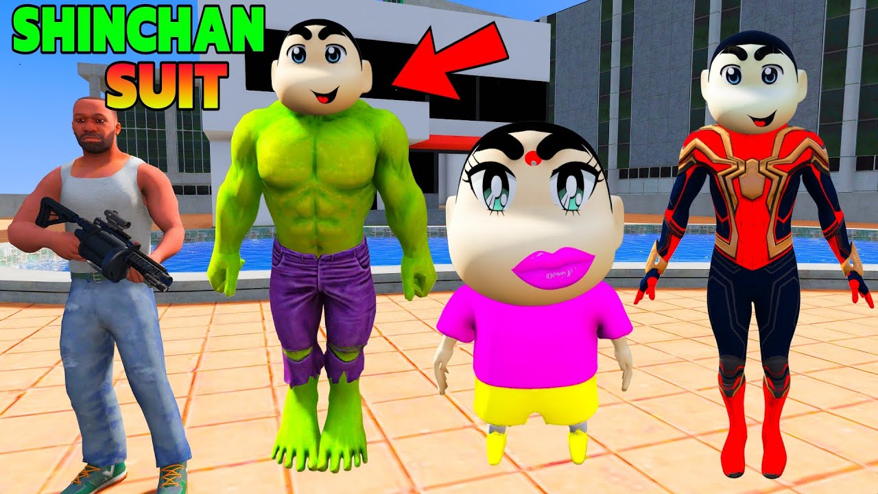 Stealing Every SHINCHAN SUIT in INDIAN BIKES DRIVING 3D