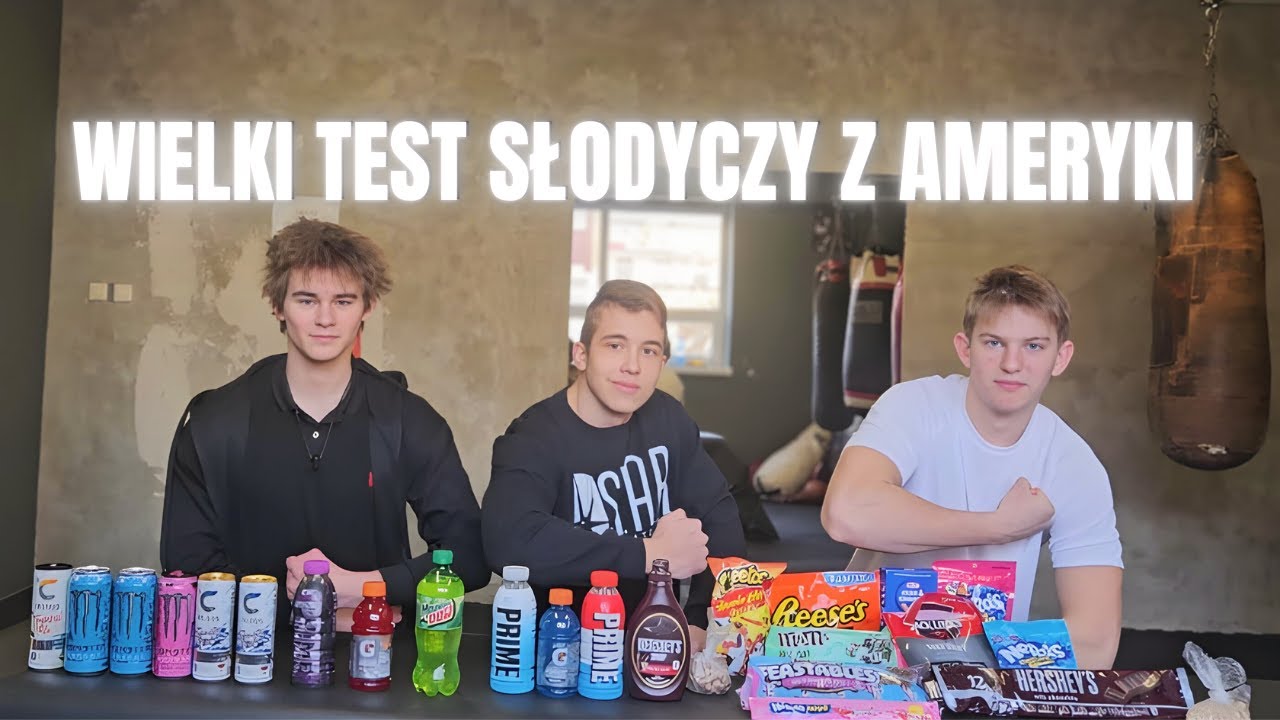 WIELKI TEST SŁODYCZY Z USA - Ekipa z Siłowni