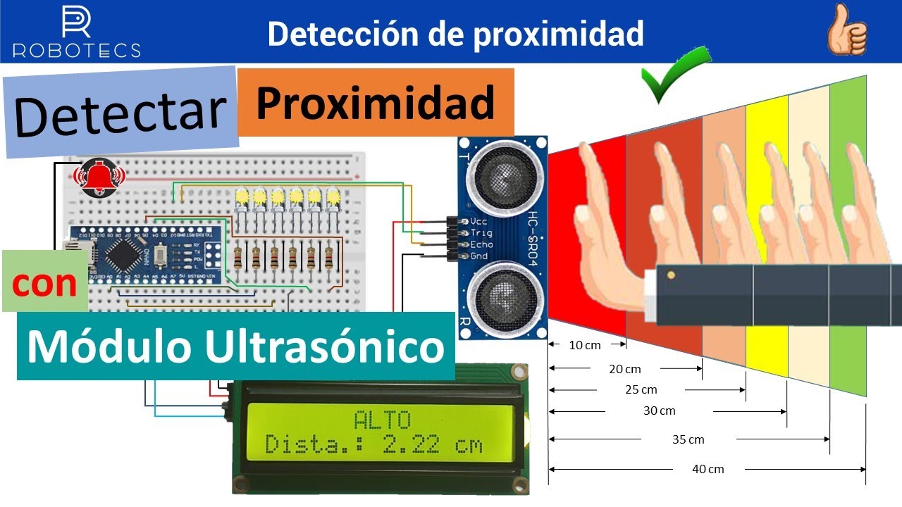 ✅ ¿Cómo HACER un MEDIDOR de DISTANCIA CASERO con ARDUINO?  ► usa 3 ALERTAS diferentes [FUNCIONA] 😱
